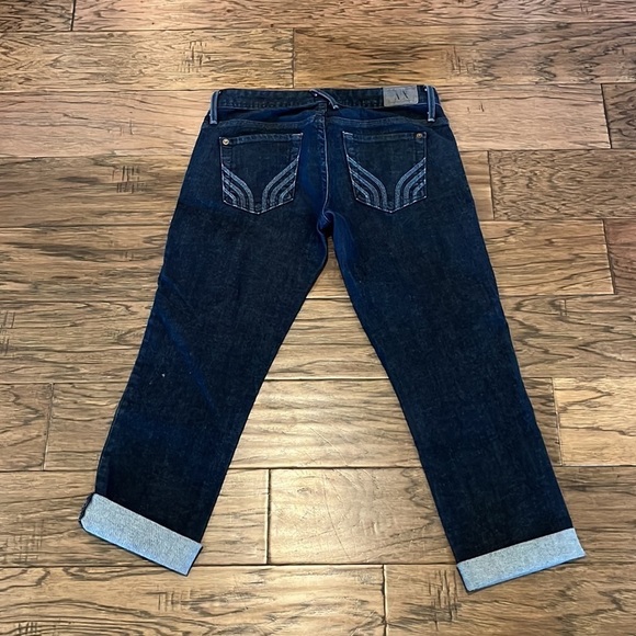 A/X Armani Exchange Cuffed Capri Low Rise Size 4 Reg - Picture 2 of 16